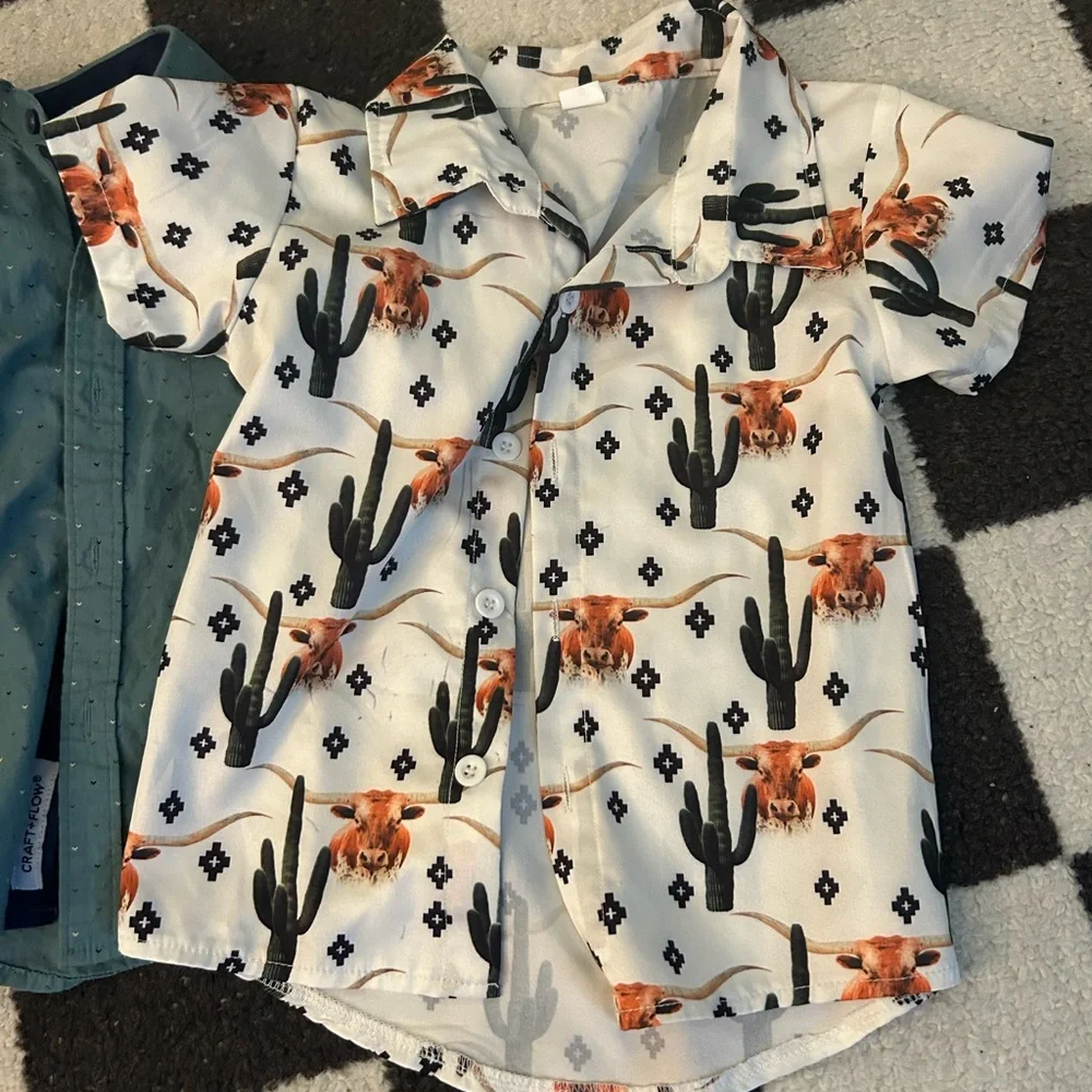 Assorted toddler Casual Shirts Bundle - Picture 6 of 8